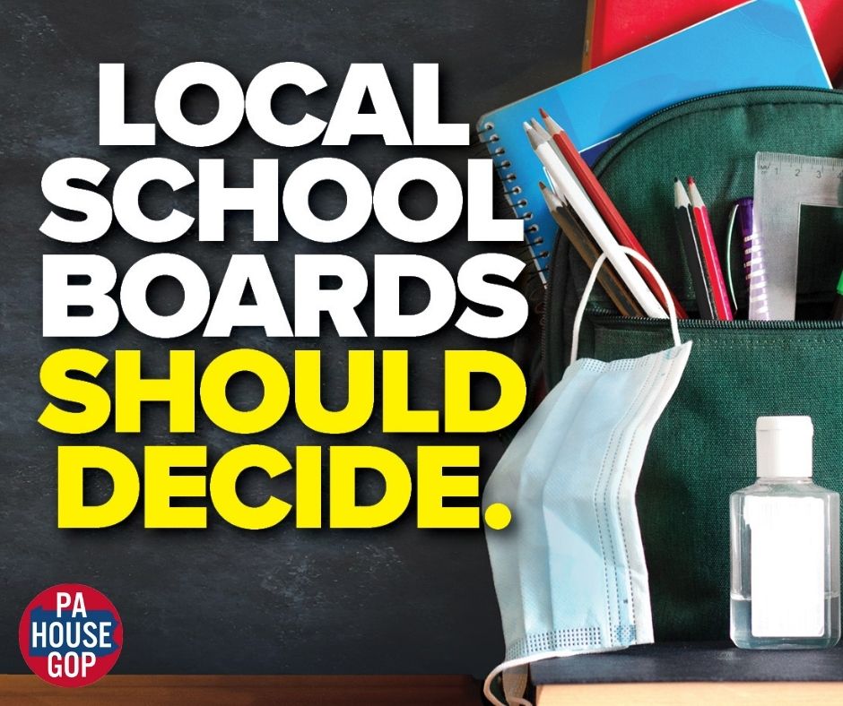 Benninghoff: Latest Wolf Mask Mandate Deprives Communities of Local Control 